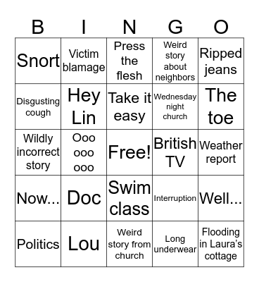 Papa bingo  Bingo Card
