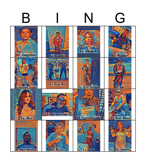 Navarro Loteria Bingo Card