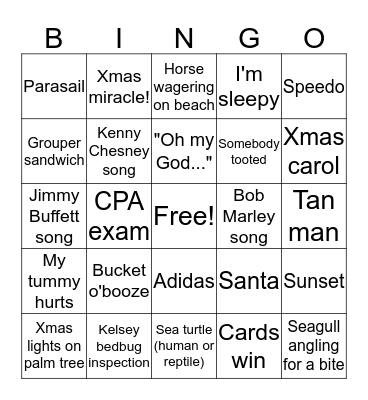 b&k&k&k bingo 2019 Bingo Card