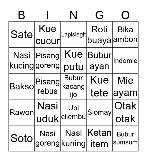 Hangyul's Bingo Card