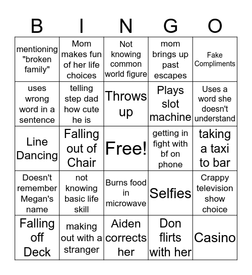 Christmas Bingo Card