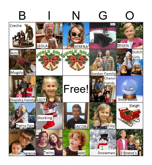 Boeve Bingo Card