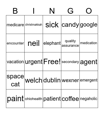 Shannon and Amy are bored so we play games at work bingo Card