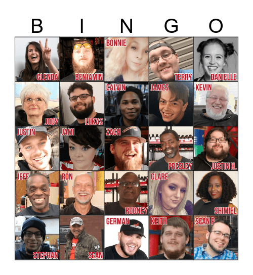 AFI's Family Bingo Card