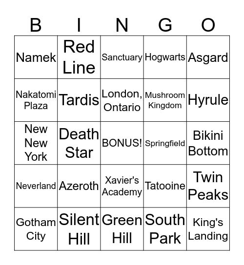Christmas Edition Bingo Card