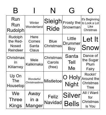 Merry Chrimmuss Bingo Card