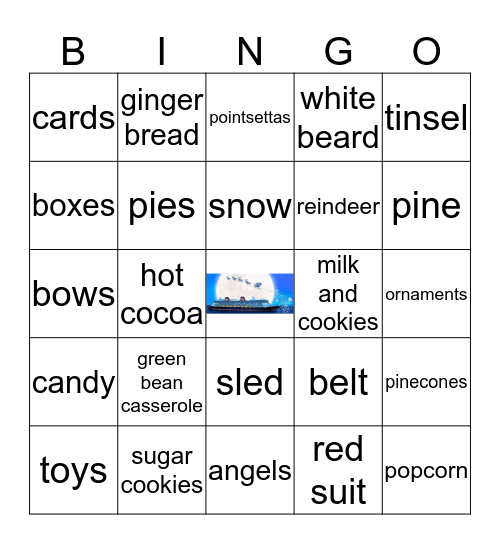Montgomery Christmas Bingo 2019 Bingo Card