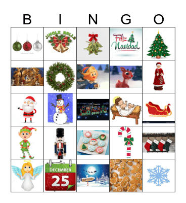 Christmas Bingo Card