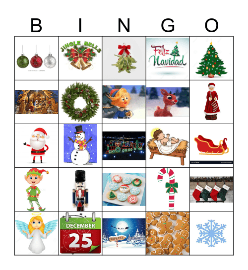 Christmas Bingo Card