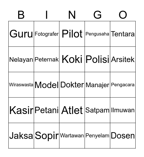 ENA92KIYONG Bingo Card