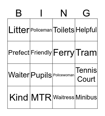 End of Semester Bingo Card