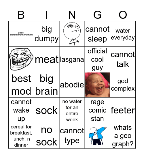 abodie Bingo Card