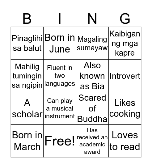TOQUERO Bingo Card
