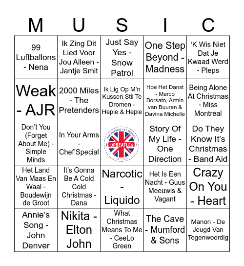 201 Bingo Card