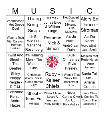 405 Bingo Card