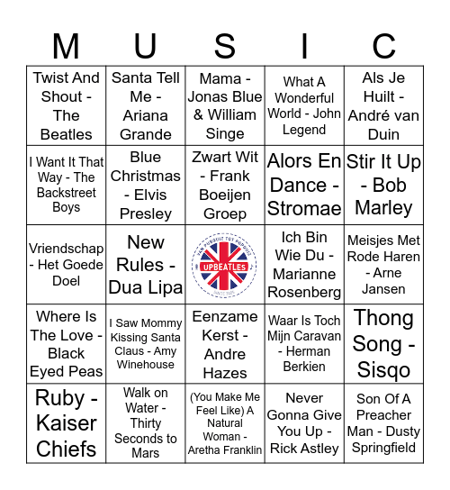 409 Bingo Card