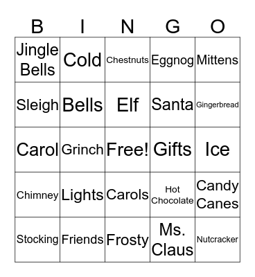 M+S Christmas Fiesta BINGO! Bingo Card