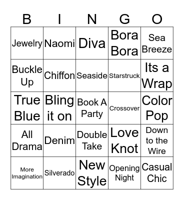 DIVA BINGO Card
