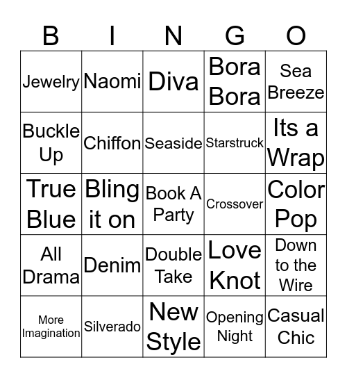 DIVA BINGO Card