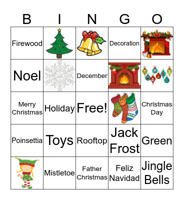 Christmas BINGO! Bingo Card