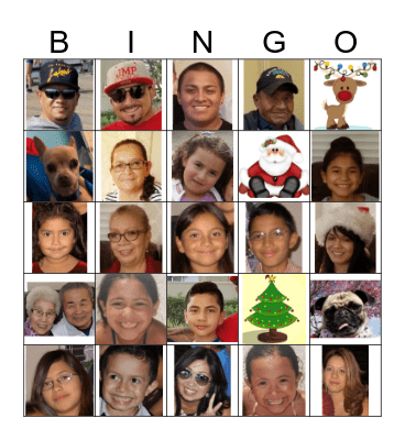 PALOMO FAMILY  Bingo Card