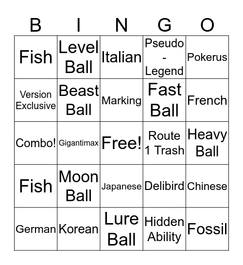 Surprise Trade Bingo! Bingo Card