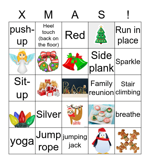 XMAS Bingo Card