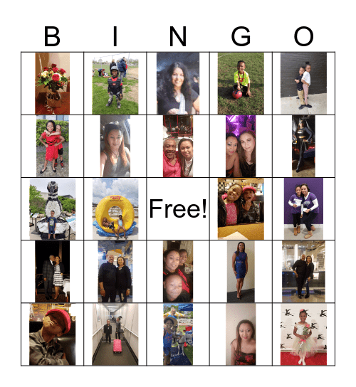 Family Bingo Card