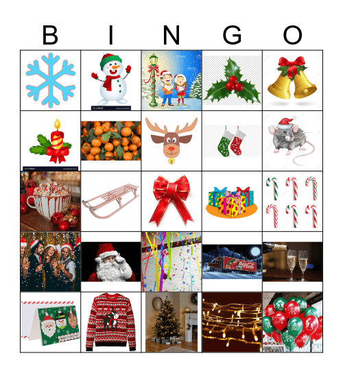 Christmas Bingo Card