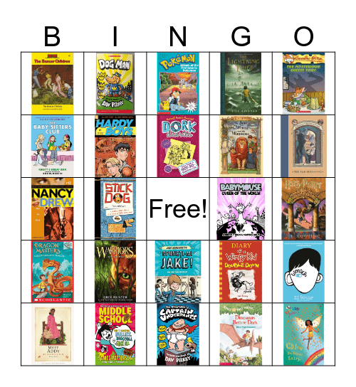 Book Bingo Card