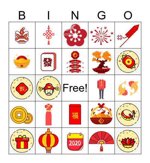 新年Bingo Card