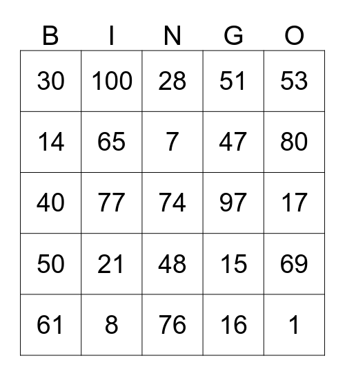 HAPPY NEW YEAR Bingo Card