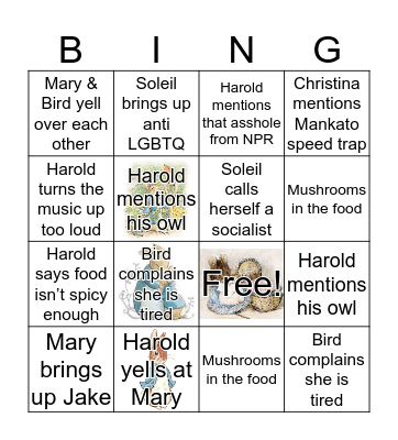 BABY SHOWER Bingo Card