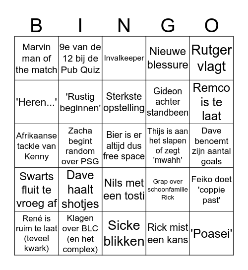 BLC7 Bingo Card