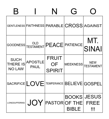 NEW HOPE BINGO !!! Bingo Card