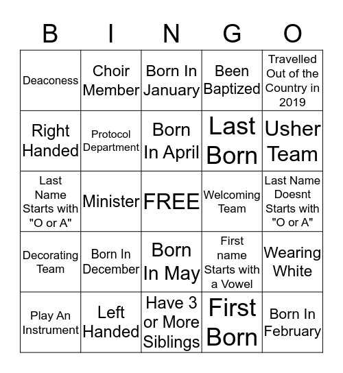 LOGIMC BINGO Card