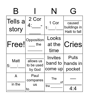 Salty and Lit Bingo Card