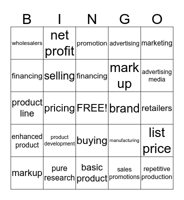 board 1 Bingo Card