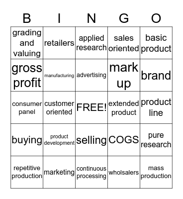 unit 5 Bingo Card