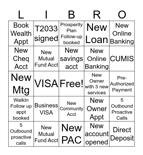 Libro St. Thomas BINGO!!!!! Bingo Card