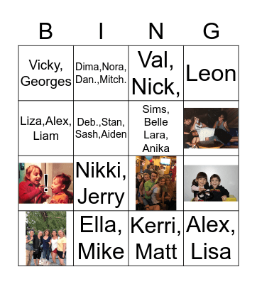 New Year - Old Song! Bingo Card