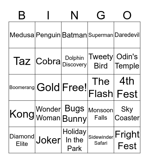 Membership Appreciation Bingo Card