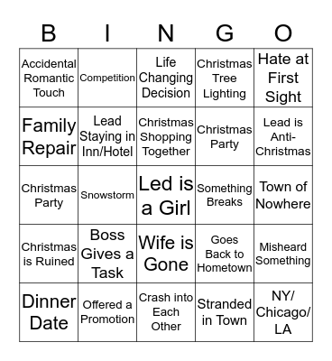 Lifetime Bingo Card