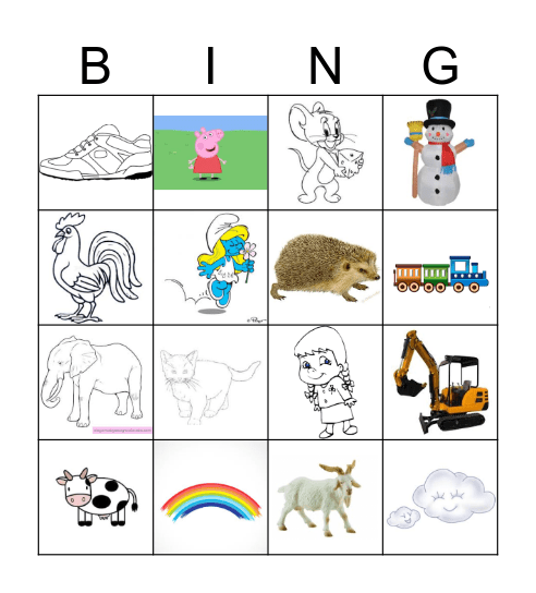 Marušinih 6 let Bingo Card