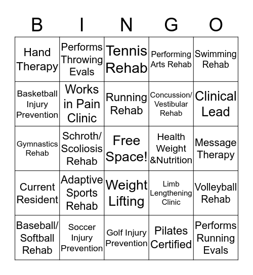 Meet & Greet Bingo! Bingo Card