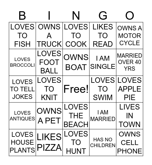 HAPPY NEW YEAR BINGO Card