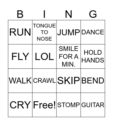 Happy New Year 2020 Bingo Card