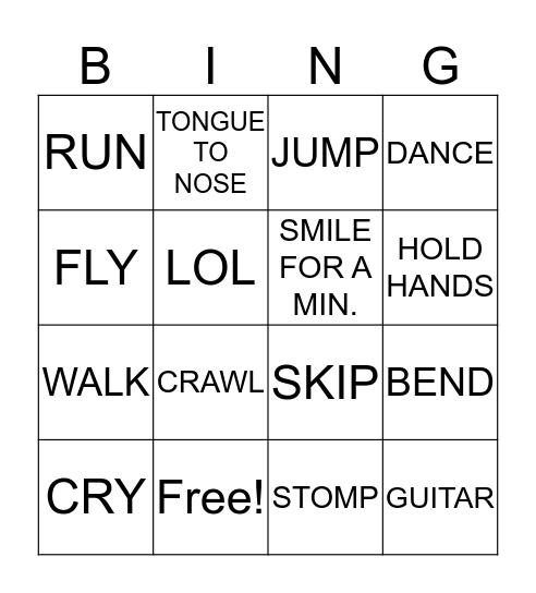 Happy New Year 2020 Bingo Card