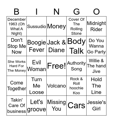Misc Bingo 2 Bingo Card
