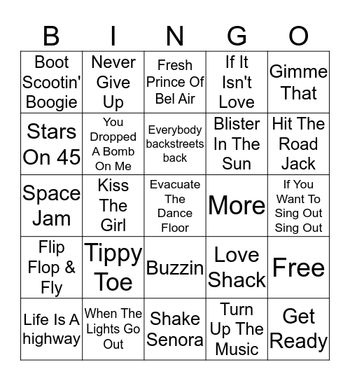 Misc Bingo 4 Bingo Card